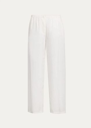 Theory Flowy Silk Twill Pants