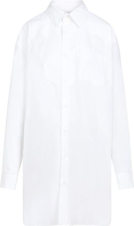 Maison Margiela Optic White Cotton Shirt-Donna