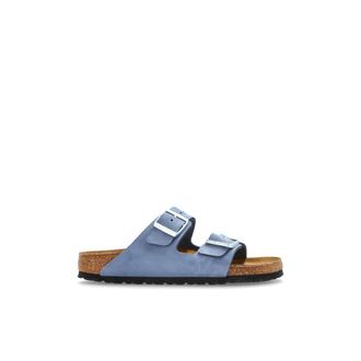Birkenstock Slides Arizona BS - Dames - Sandalen - Blauw - 39 EU - Leer - Schoenen