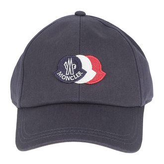Moncler Baseballpet - Heren - Petten - Blauw - ONE Size - Accessoires