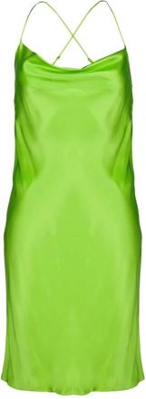 Saint Laurent Kleedjes, Dames, Groen, S, Party Jurken