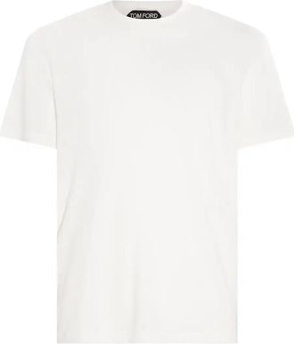Tom Ford Crew-Neck T-Shirt - Mens - Cotton/Lyocell