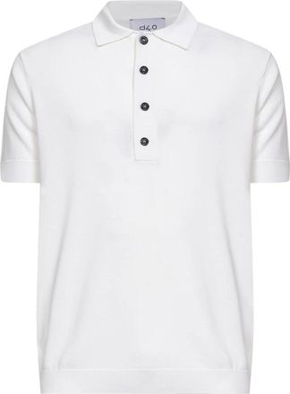 D4.0 Polo Shirt met Korte Mouwen - Heren - Polos - Wit - M - Nylon - Tops