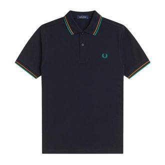 Fred Perry Hombre, Camisetas, Azul, Talla: XL