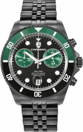 Torino Carrero Deepmar Chronograph Quartz Black Dial Mens Watch C1B6644-GNBK