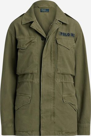 Polo Ralph Lauren Baumwoll-Milit&auml;rjacke mit Logo