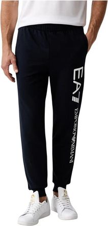 Emporio Armani Logo Series Joggers - Heren - Sweatpants - Blauw - XL - Katoen - Broeken