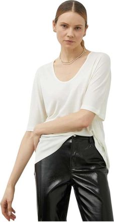 By Malene Birger T-shirt - Dames - T-shirts - Beige - L - Tops