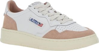Autry Womens Low-Top Sneakers Medalist White Suede Trainers
