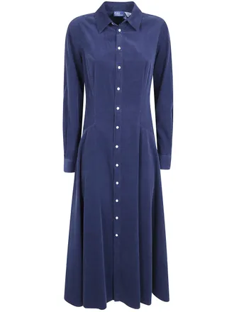 Ralph Lauren Dress Woven Shirt 211B17452 003 Navy