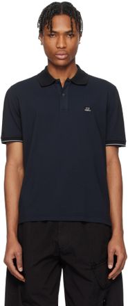 C.P. Company C. P. Company Logo Cotton Polo Shirt from