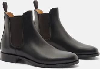 Scarosso Giancarlo Chelsea Boots in Dark Brown Calf at Nordstrom, Size 42.5