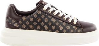 Guess Elbina Basket - Dames - Sneakers - Bruin - 36 EU - Schoenen