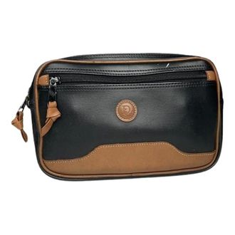 Dior Pre-owned Vintage Leren Clutch - Dames - Pre-owned - Zwart - Maat: ONE Size Leer