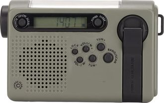OEM Radio De Emergencia Port&aacute;til Con Alarma Sos, Radio Solar De Banda Completa Fm/am Sw, Radio Meteorol&oacute;gica De Manivela Con Linterna, Modo De B&uacute;squeda De
