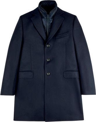 Fay Tailored Inner Down Jacket Three-Button Coat
