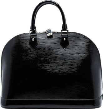 Louis Vuitton Black Leather Electric Epi Alma GM