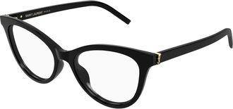 Saint Laurent Glasses, unisex, Black, Size: 51 MM Cat-eye Optical Frame