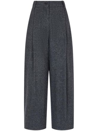 TOMBOY pintuck-detail trousers - Grey