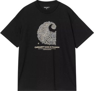Carhartt Work in Progress S/S Entrance T-Shirt - Heren - T-shirts - Zwart - L - Katoen - Tops