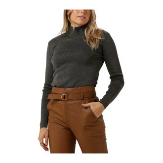 Est'seven Truien & Vesten, Dames, Grijs, XS, Nylon, Estnikole Longsleeve