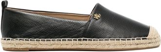 Lauren Ralph Lauren Cameryn leather espadrilles - women - Calf Leather - 5.5 - Black
