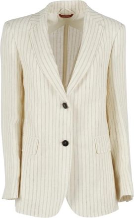 Max Mara Giacca Elogio - Dames - Blazers - Beige - L - Jassen