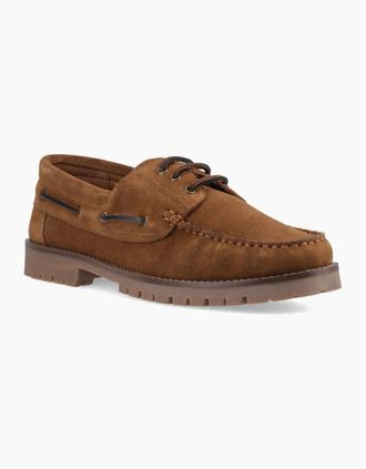 Hush Puppies Mens Harrison Mens Boat Shoes - Brown - Size: 11