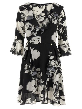 Catalina Furniture Bicolor Recycled Polyester Midi Womens Dress