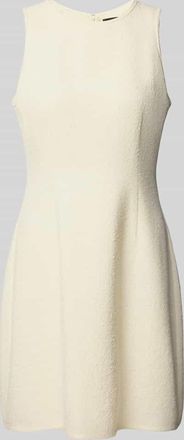 Marc Cain Minikleid mit Rundhalsausschnitt in Offwhite, Größe 34