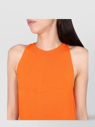 Lanvin round neck maxi dress