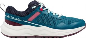 Columbia Womens Plateau Sneakers In Deep Water/icy Morin