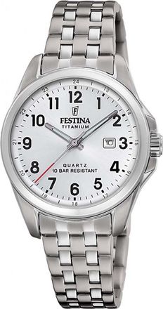 Festina Womens F20697-1 Ladies Titanium Watch - Silver - One Size