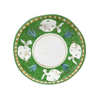 Arcucci green plate for fruit 23 cm