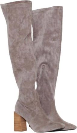 Mi.iM Womens Faye Over The Knee Boot In Grey