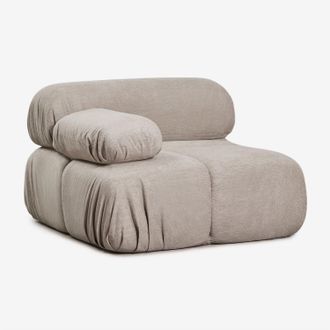 Sklum M&oacute;dulo Esquinero Izquierdo Para Sof&aacute; Modular En Boucl&eacute; Envasado Al Vac&iacute;o Kendall Sklum