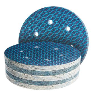 OEM 50 Discos De Lijado De 150 Mm Con Granos 60/80/120/180/320 Para Lijadoras Orbitales Aleatorias (6 Orificios Con Patr&oacute;n De Diamante)