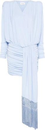 Andamane Das Andamane Dalia Minikleid mit drapierten Fransen