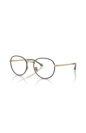 Giorgio Armani 52mm Phantos optical glasses in Black Gold at Nordstrom