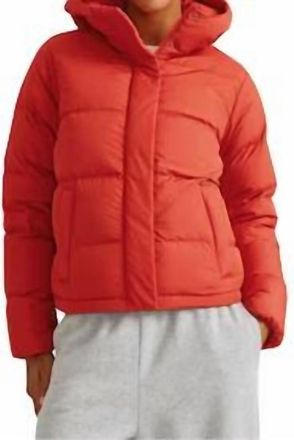 Eddie Bauer Ketchum Down Hoodie In Bright Orange