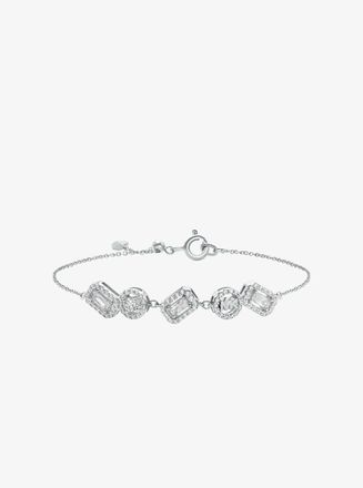 Michael Kors Precious Metal-Plated Sterling Silver Pav&eacute; Bracelet