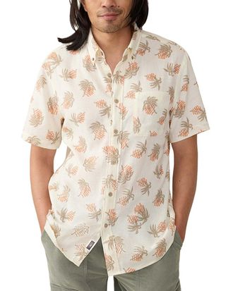 Faherty Breeze Linen-Blend Shirt