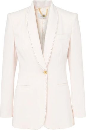 Elisabetta Franchi Mujer, Chaquetas, Beige, Talla: M