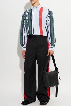 Loewe Wool Trousers, Mens, Black