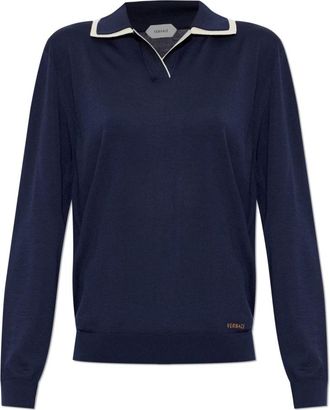 Versace Donna, Maglie, Blu, M, new