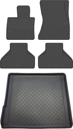 OEM Juego De Alfombrillas De Goma Para Coche Y Alfombrilla Para Maletero Para Bmw X5 F15 Suv (de Octubre De 2013 A Octubre De 2018)