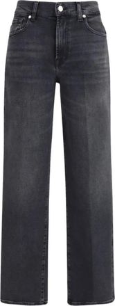 7 For All Mankind Stovepipe Jeans - Dames - Regular Fit Jeans - Zwart - W30 - Denim - Jeans