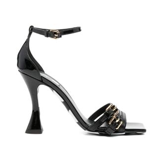 Moschino High Heel Sandals, female, Black, Size: 7 1/2 US Moschino Sandals Black