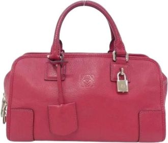 Loewe Pre-owned Handbags, female, Pink, Size: ONE SIZE Pre-owned Handbag