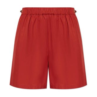 Max Mara Dames, Korte broeken, Rood, Maat: S Katoen